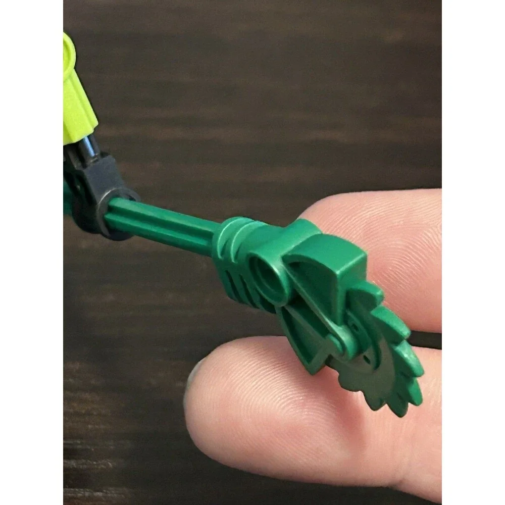 VTG LEGO BIONICLE 8541 Turaga Matau 2001 Complete Vintage Retired Figure Green